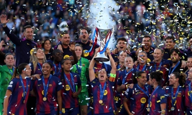 Thắng đậm 4-0, Barca chính thức vô địch Champions League