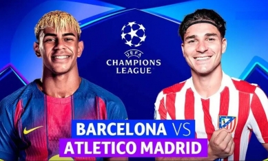 Trực tiếp Barcelona vs Atletico Madrid, 2h00 hôm nay 9/4