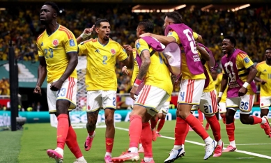 Trực tiếp Colombia 1-0 CHDC Congo: Colombia chính thức đi tiếp!