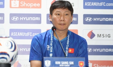 Trực tiếp họp báo HLV Kim Sang Sik, 22h45 hôm nay 22/8