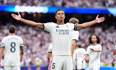 Bellingham rực sáng, Real Madrid thắng vùi dập Malaga để đòi top 1 La Liga