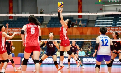 Trực tiếp bóng chuyền nữ Việt Nam vs Indonesia: Indonesia vươn lên
