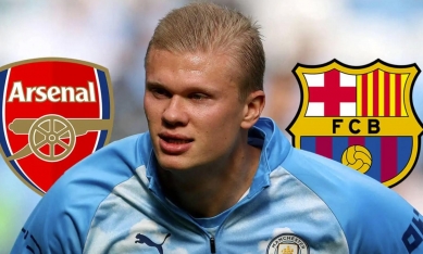 Haaland lựa chọn giữa Arsenal và Barca, ​​quyết định đã được đưa ra