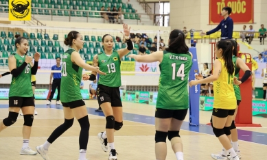 Trực tiếp bóng chuyền nữ VTV Bình Điền Long An 1-1 VietinBank: Hấp dẫn