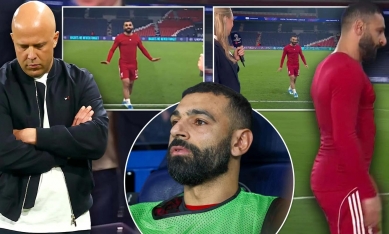 Khoảnh khắc đau lòng của Salah trong ngày Liverpool bại trận