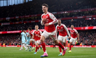 Arsenal chạm 1 tay vào chức vô địch Ngoại hạng Anh 2025/26