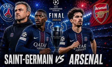 CHÍNH THỨC: PSG công bố danh sách cầu thủ đấu Arsenal tại Cúp C1