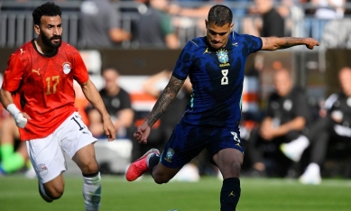 Thiếu Neymar, ĐT Brazil thắng chật vật Ai Cập trước World Cup