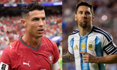 Vừa ghi 2 bàn, Ronaldo có động thái ngỡ ngàng với Messi tại World Cup