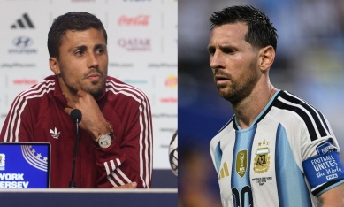Rodri: 'Messi là cầu thủ vĩ đại nhất lịch sử bóng đá'