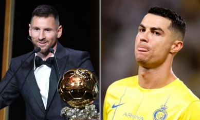 CĐV đồng loạt réo tên Ronaldo khi Messi được đề của Quả bóng Vàng 2026