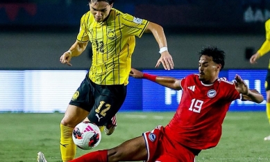 Thắng Singapore 6-0, Malaysia vẫn lỡ vé vào chung kết FIFA ASEAN Cup