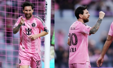Messi chói sáng, Inter Miami thắng tưng bừng tại MLS