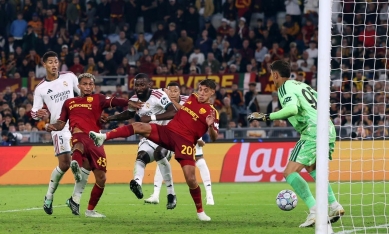 Real Madrid ngược dòng không tưởng trước AS Roma tại Champions League