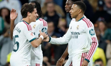 Mbappe lập cú đúp, Real Madrid đại thắng trước thềm El Clasico