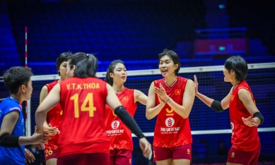 Tuyển bóng chuyền nữ Việt Nam không thể tạo nên bất ngờ trước Hàn Quốc