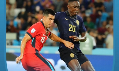 Trực tiếp Campuchia 1-1 Singapore: Đôi công rực lửa