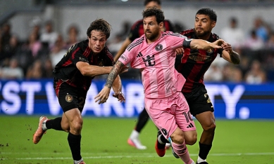 2 lần dẫn trước, Messi cùng Inter Miami bất lực nhìn Atlanta giật điểm phút cuối