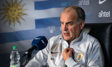 HLV Uruguay gây sốt với 5 chữ sau trận hòa Ả Rập Xê Út