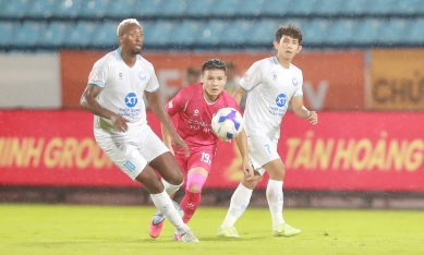 Trực tiếp bóng đá CAHN 1-2 Nam Định: Rượt đuổi khó tin