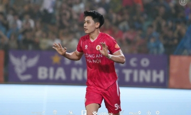 Trực tiếp bóng đá CAHN 1-1 Nam Định: Đình Bắc lại nổ súng