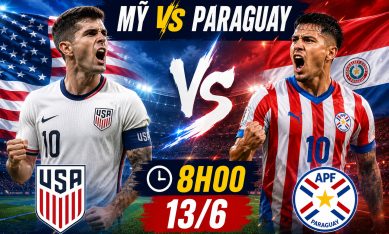 Trực tiếp bóng đá Mỹ vs Paraguay: Đã có đội hình
