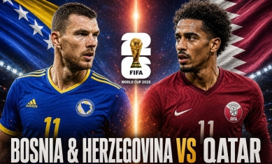 Trực tiếp bóng đá Bosnia & Herzegovina vs Qatar: Đội hình ra sân đã có