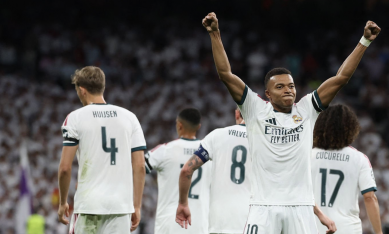 Mbappe nổ súng, Real Madrid thắng chật vật Inter Milan