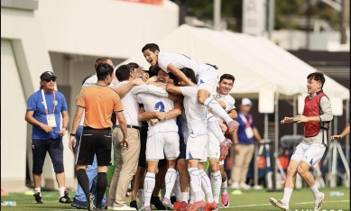 Trực tiếp bóng đá U23 Uzbekistan 1-0 U23 Nhật Bản: Bàn thắng rất sớm