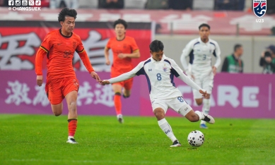 Trực tiếp U23 Trung Quốc 2-2 U23 Thái Lan: Về vạch xuất phát