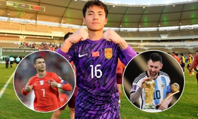 Thủ môn U23 Trung Quốc: 'Dù là Ronaldo hay Messi, tôi vẫn cản phá như thường'