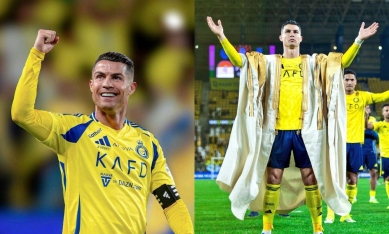 Cristiano Ronaldo lập cú đúp, Al Nassr chiếm ngôi đầu bảng