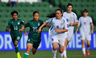 Thắng đậm Bangladesh, nữ Uzbekistan áp sát tứ kết châu Á