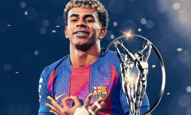 CHÍNH THỨC: Yamal thắng lớn tại 'Oscar thể thao thế giới'