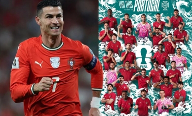 CHÍNH THỨC: ĐT Bồ Đào Nha chốt đội hình cực mạnh dự World Cup, Ronaldo dẫn đầu