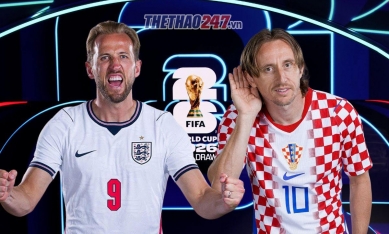 Trực tiếp bóng đá Anh vs Croatia: Đã có đội hình xuất phát