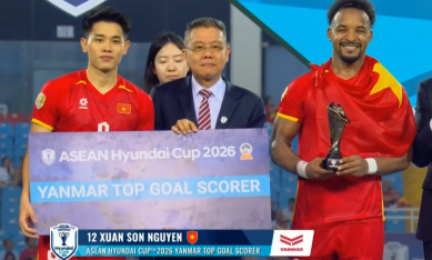 CHÍNH THỨC: Xác định ngôi sao ĐT Việt Nam nhận Vua phá lưới AFF Cup 2026