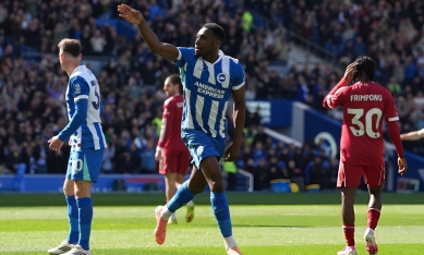 Cựu sao MU tỏa sáng, Liverpool thua bạc nhược Brighton