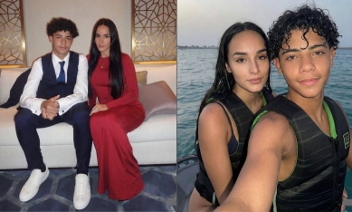 Con trai Ronaldo hẹn hò với người mẫu hơn 12 tuổi?