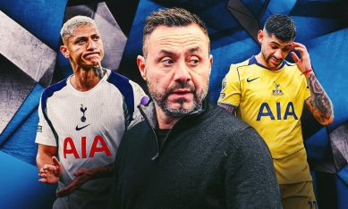 De Zerbi: 'Tottenham sẽ không xuống hạng'