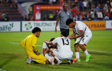 Các cầu thủ U23 Yemen bật khóc khi thua U23 Việt Nam