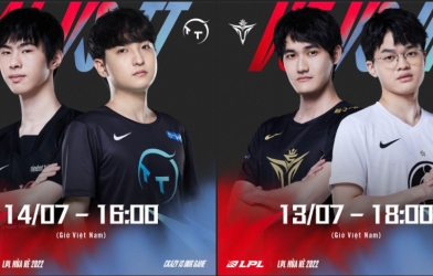 Trực tiếp LPL mùa Hè ngày 15/7: AL - TT, V5 - IG