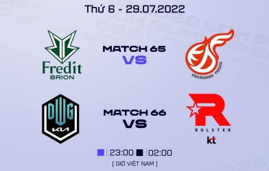 Lịch thi đấu LCK Mùa Hè 2022 hôm nay 29/7: BRO - KDF, DK - KT
