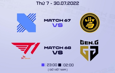 Lịch thi đấu LCK Mùa Hè 2022 hôm nay 30/7: Đại chiến T1 vs GEN.G