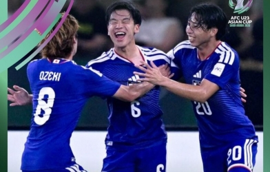 U23 Nhật Bản lập kỷ lục chưa từng có ở giải đấu