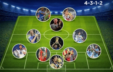 Đội hình tuổi ngựa hay nhất mọi đại: 5 World Cup trong tay