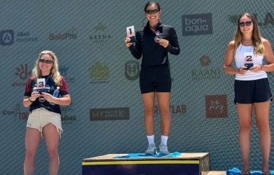 Ánh Viên vô địch giải bơi quốc tế, thành tích ngang VĐV nam