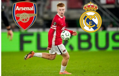 Real Madrid 'đại chiến' Arsenal vì bom tấn 80 triệu Bảng