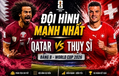 Đội hình mạnh nhất Qatar vs Thụy Sỹ: Đại gia châu Á đấu cỗ máy kỷ luật châu Âu