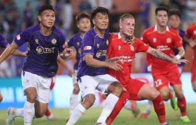 Tiến Linh ghi bàn quan trọng, CA TP.HCM cầm hòa Hà Nội FC